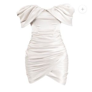 LEAU Satin Corset Dress